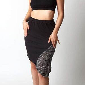 NWT Stanley Carroll Designer Stretch K nit Skirt  